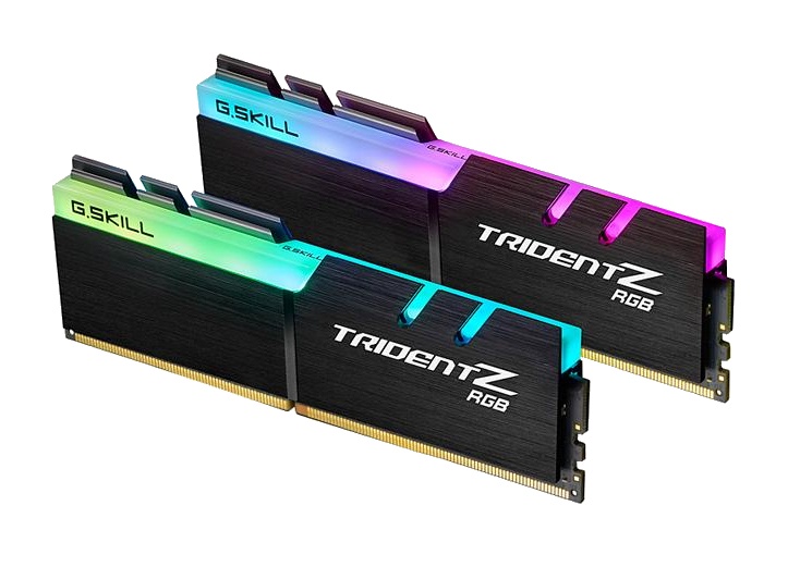 RAM GSKILL TRIDENT Z DDR4 16GB(2X8) 4133MHZ NEGRO RGB F4-4133C19D-16GTZR 11M DE GARANTIA