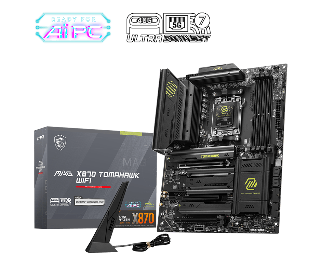 ARCH140625 MB MSI X870 TOMAHAWK WIFI AM5 DDR5 256GB ATX HDMI DP USB-C WIFI-7 MAG X870 TOMAHAWK WIFI 12M DE GARANTIA