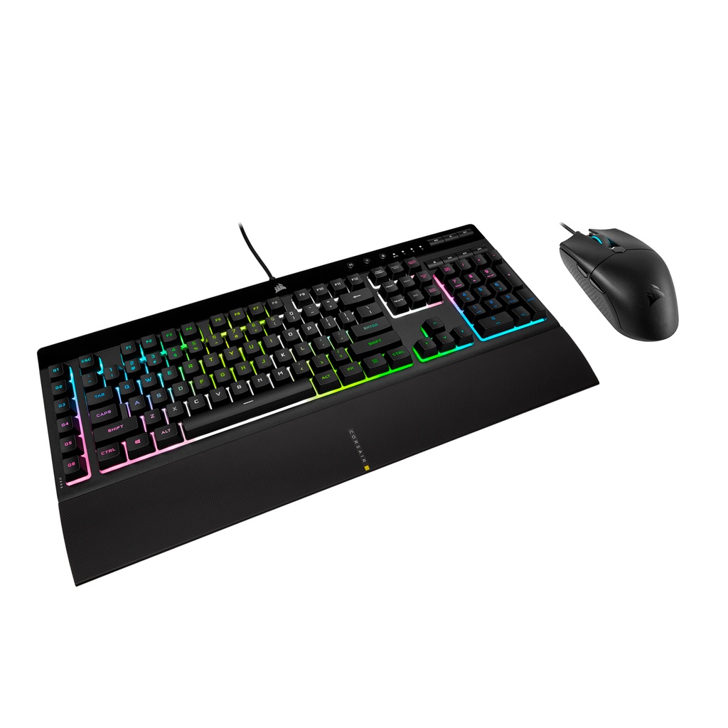 KIT 2 EN 1 CORSAIR K55 RGB + MOUSE KATAR PRO CH-9226965-SP 11M DE GARANTIA