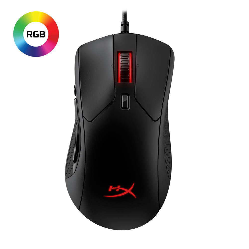 MOUSE HYPERX GAMER  PULSEFIRE RAID NGENUITY USB NEGRO -MC005B 11M DE GARANTIA