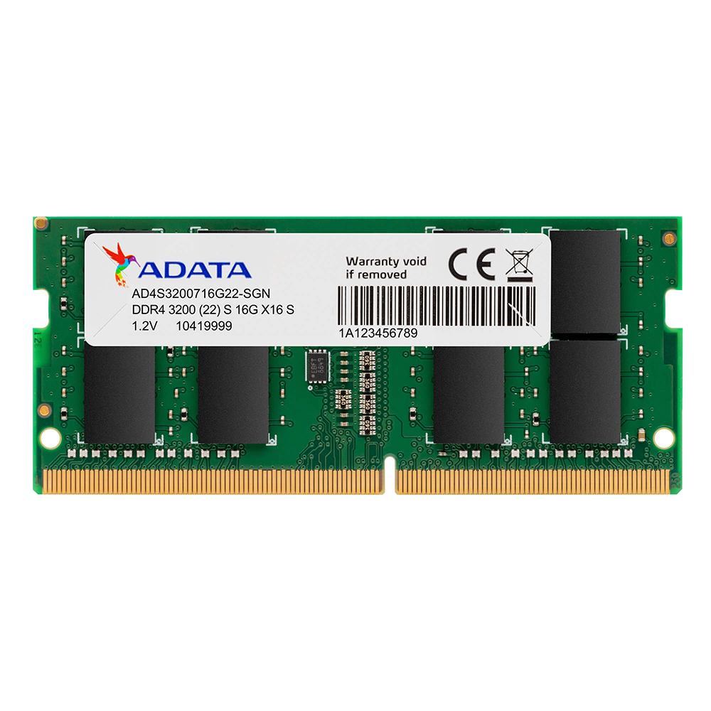 RAM ADATA PREMIER SODDR4 LAP 32GB 3200 AD4S320032G22-SGN 11M DE GARANTIA