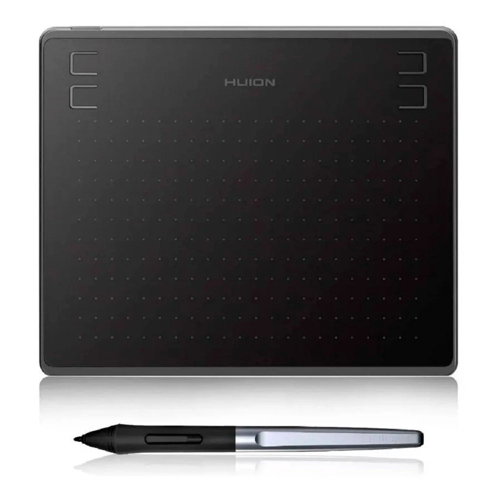 TABLETA GRAFICA HUION HS64 5080 LPI USB NEGRA 11M DE GARANTIA