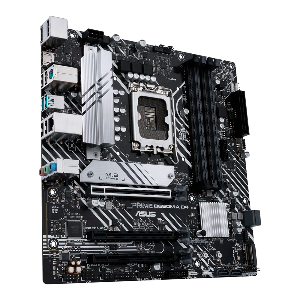 MB ASUS PRIME B660M-A D4 1700 DDR4 MICRO ATX  HDMI DP 1 AÑO DE GARANTIA