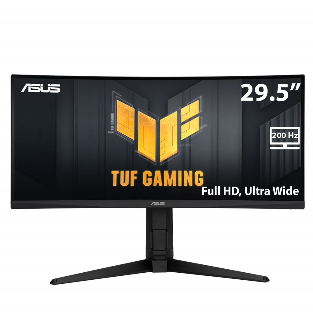 MONITOR ASUS VG30VQL1A 29.5" TUF GAMING 1MS 200HZ CURVO WFHD FREESYNC PREMIUM BOCINAS HDMI DP 90LM07Q0-B01EB0 1AÑO DE GARANTIA