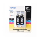 KIT TINTA EPSON T544 NEGRO 65ML /L1110/LL1210/L3110/L3150/L3160 T544120-2P SIN GARANTIA