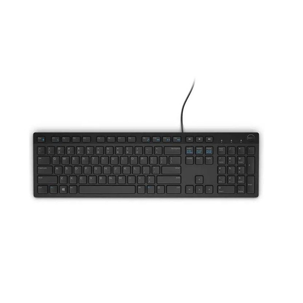 TECLADO DELL KB216 TEC/ESP ALAMBRICO USB NEGRO 580-ADRC 11M DE GARANTIA