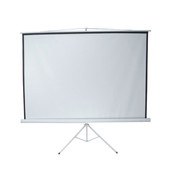 PANTALLA DE PROYECCION MULTIMEDIA SCREENS MANUAL MST152 WHITE CON TRIPIE (60" X 60") 84" DIAGONAL. 11M GARANTIA