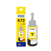 TINTA EPSON T673 AMARILLA 70ML MULTIFUNCIONAL ECOTANK L800 L1800 L805 L810 L850 T673420-AL SIN GARANTIA