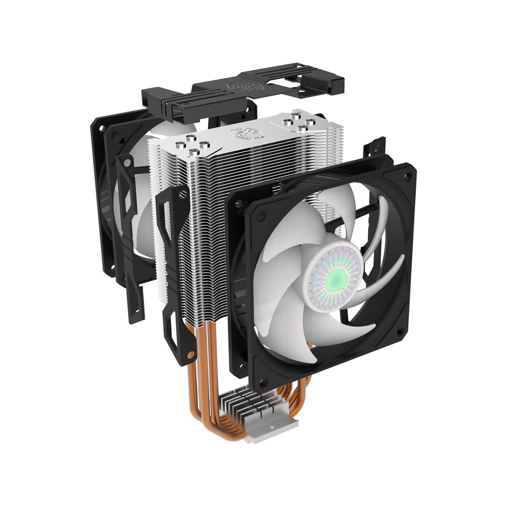 DISIPADOR COOLER MASTER HYPER 212 ARGB NEGRO PLATA LED TURBO RR-212TK-18PA-R1 11M DE GARANTIA