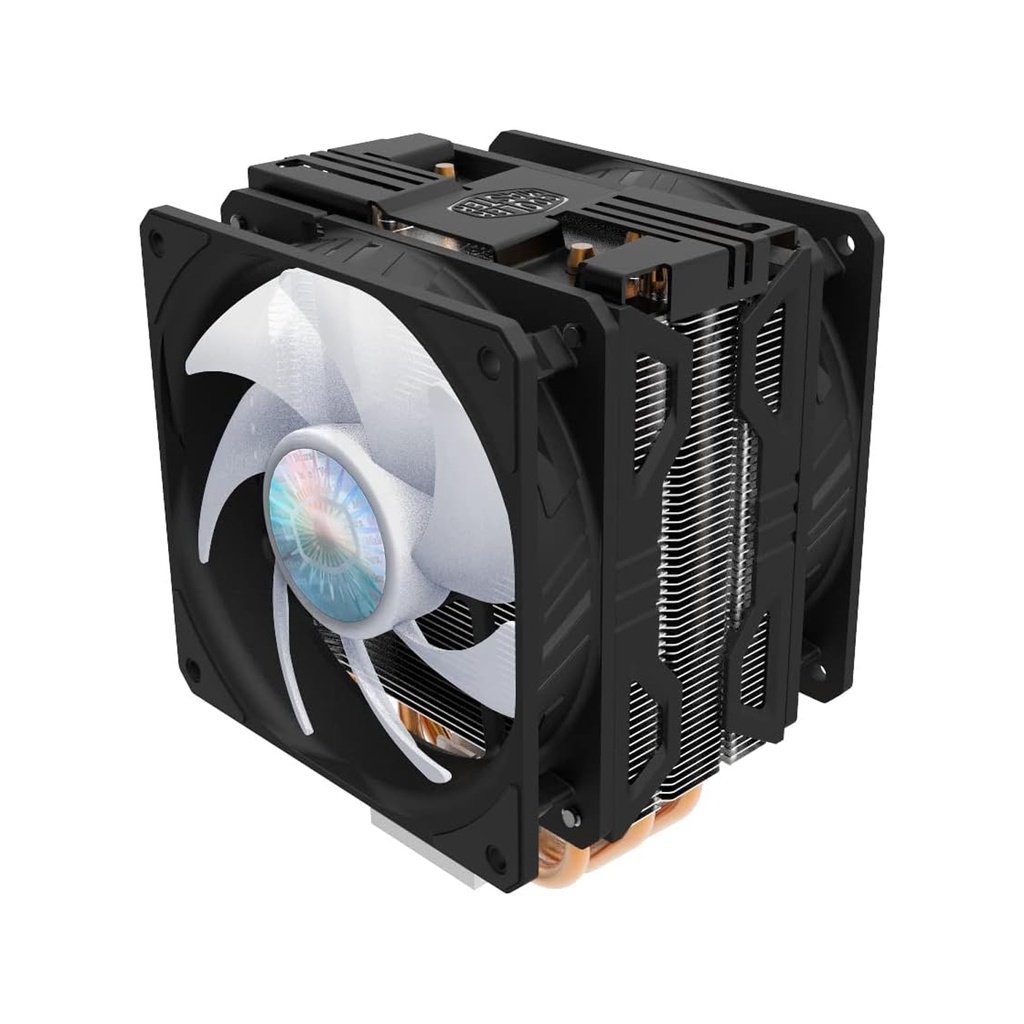 DISIPADOR COOLER MASTER HYPER 212 ARGB NEGRO PLATA LED TURBO RR-212TK-18PA-R1 11M DE GARANTIA