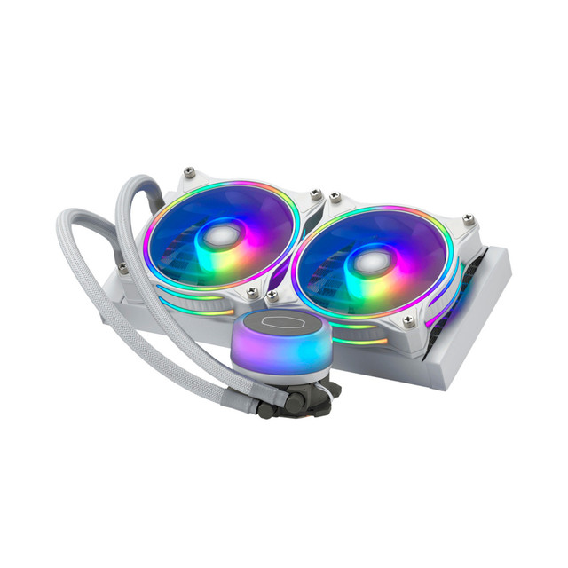 ENFRIAMENTO COOLER MASTER MASTER LIQUIDML240 ILUSION BLANCO MLX-D24M-A18PW-R1 11M DE GARANTIA