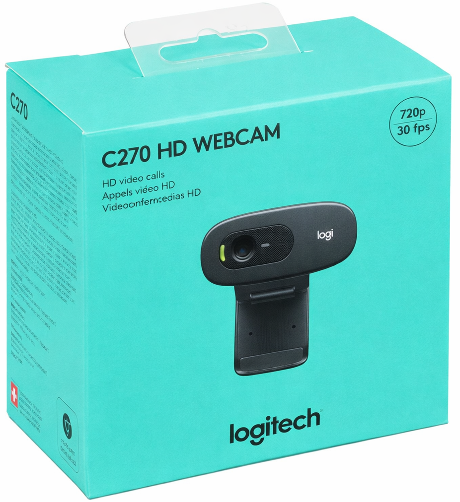 WEBCAM LIVE LOGITECH C270 960-000694 NEGRO 11M DE GARANTIA