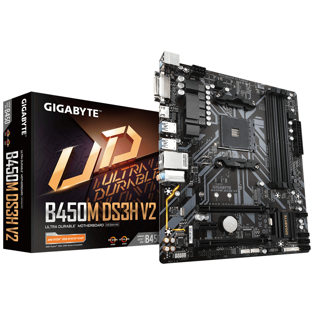 KIT MB GIGABYTE B450M DS3H V2/PROCESADOR AMD 4750G MB988GBX80 11M DE GARANTIA