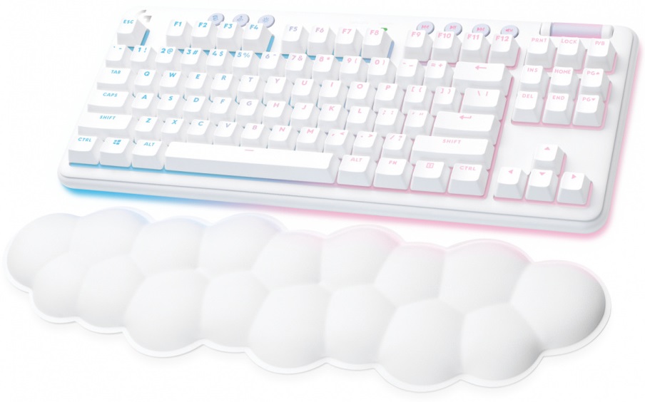 TECLADO GAMER LOGITECH G715 LINEAR RGB NALAMBRICO LIGHTSPEED  BLANCO 920-010684 11M DE GARANTIA