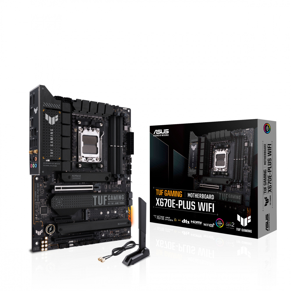MB ASUS TUF GAMING X670E-PLUS WIFI AM5 DDR5 ATX HDMI DP 90MB1BK0-M0AAY0 1 AÑO DE GARANTIA