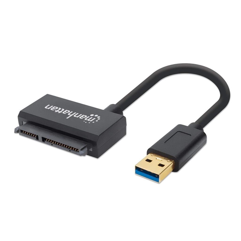 ADAPTADOR USB3.0 MANHATTAN  MACHO-SATA 2.5 40CM 130424 11M DE GARANTIA