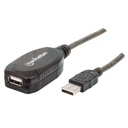 CABLE USB MANHATTAN 10M NEGRO 151573 1M DE GARANTIA