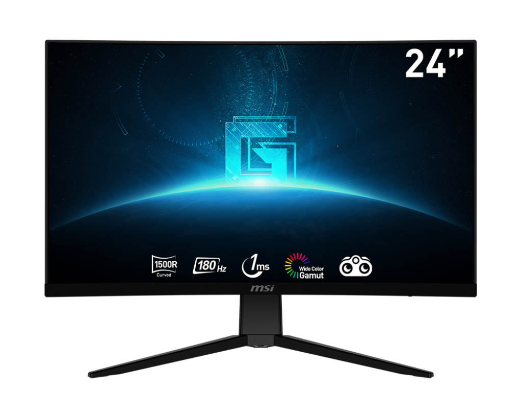 MONITOR GAMER MSI 24" G2422C 1MS 180HZ FHD CURVO HDMI DP G2422C 12M DE GARANTIA