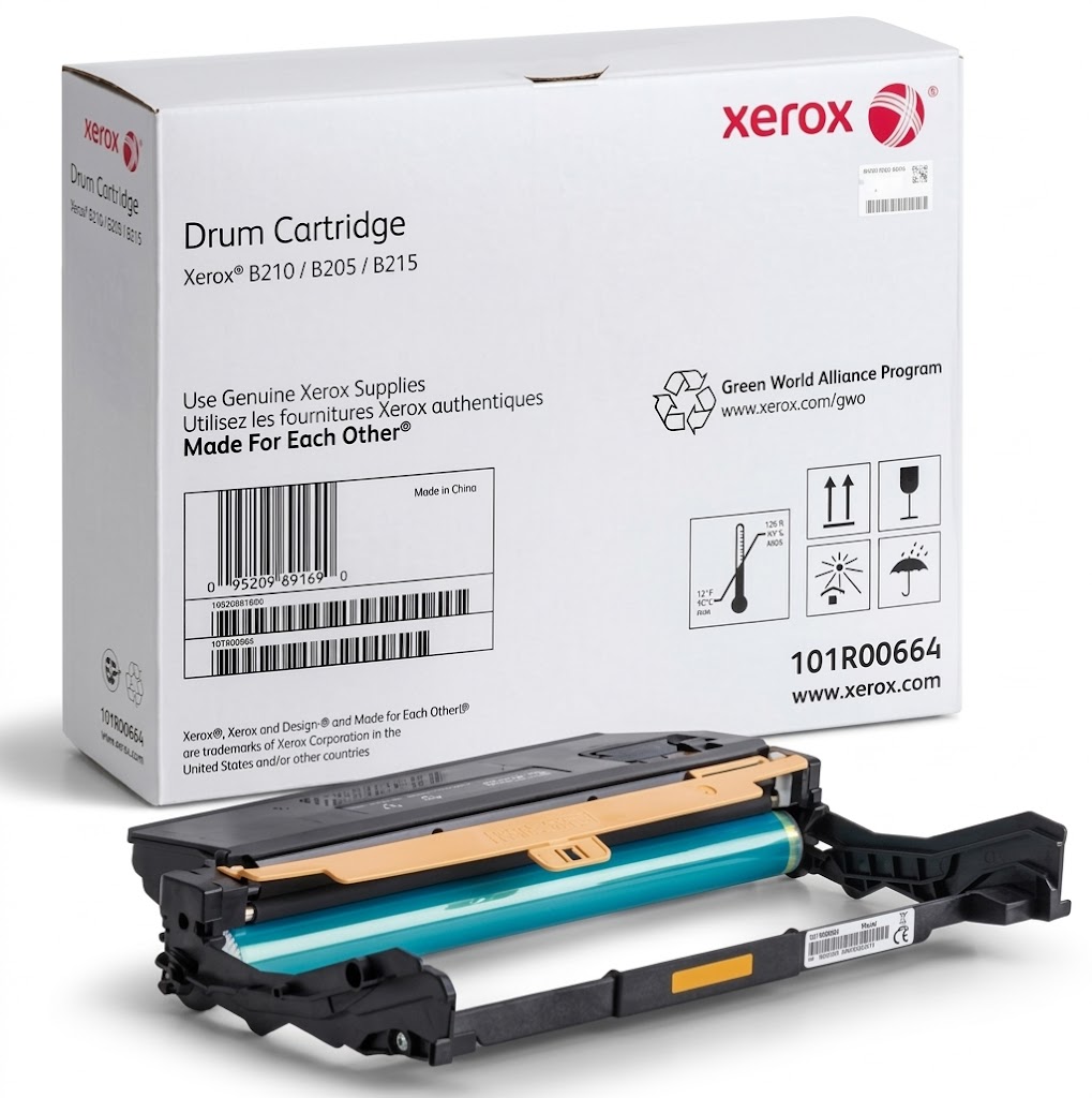 TAMBOR XEROX 101R00664 NEGRO RENDIMIENTO 10000 PAGS B210/B205/B215 GARANTIA CON FABRICANTE