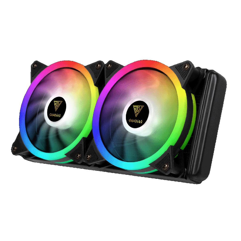 ENFRIAMIENTO GAMDIAS CHIONE M2 240R NEGRO RGB AM4 LGA1200 GD-CHIONE M2-240R 11M DE GARANTIA