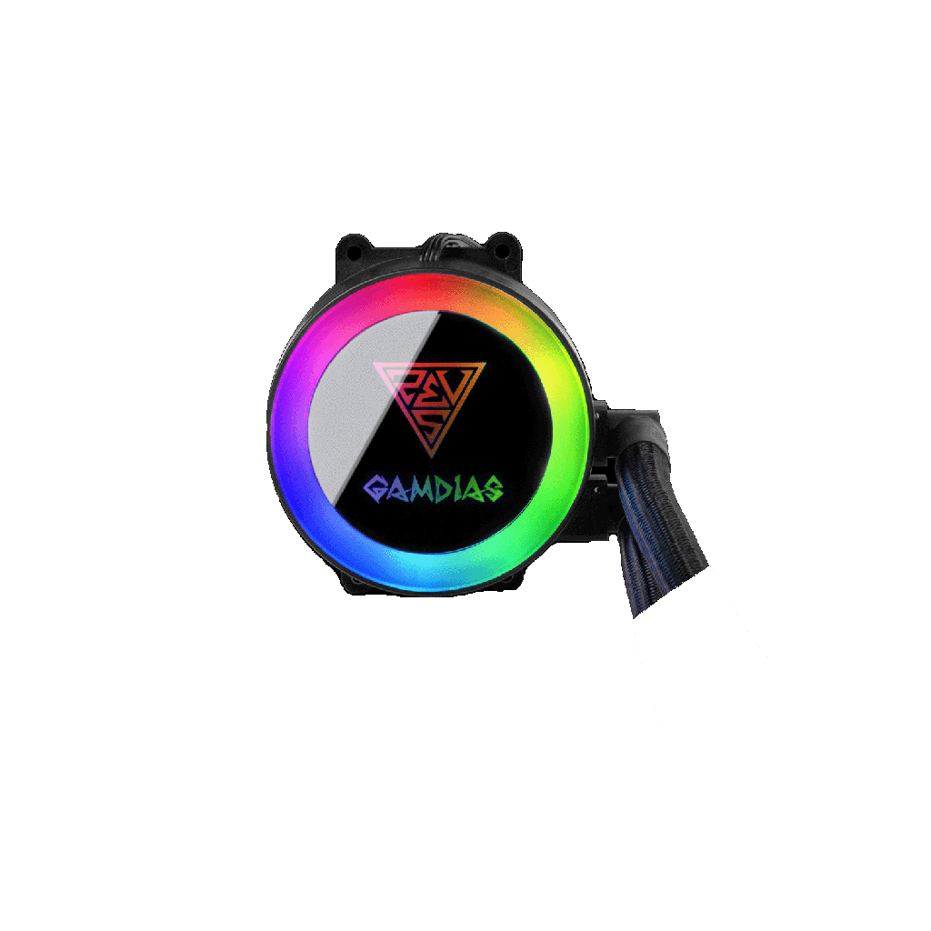 ENFRIAMIENTO GAMDIAS CHIONE M2 240R NEGRO RGB AM4 LGA1200 GD-CHIONE M2-240R 11M DE GARANTIA