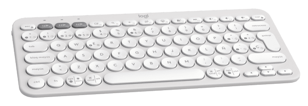 TECLADO LOGITECH MECANICO PEBBLE KEYS 2 K380S BLANCO BLUETOOTH 920-011784 11M DE GARANTIA