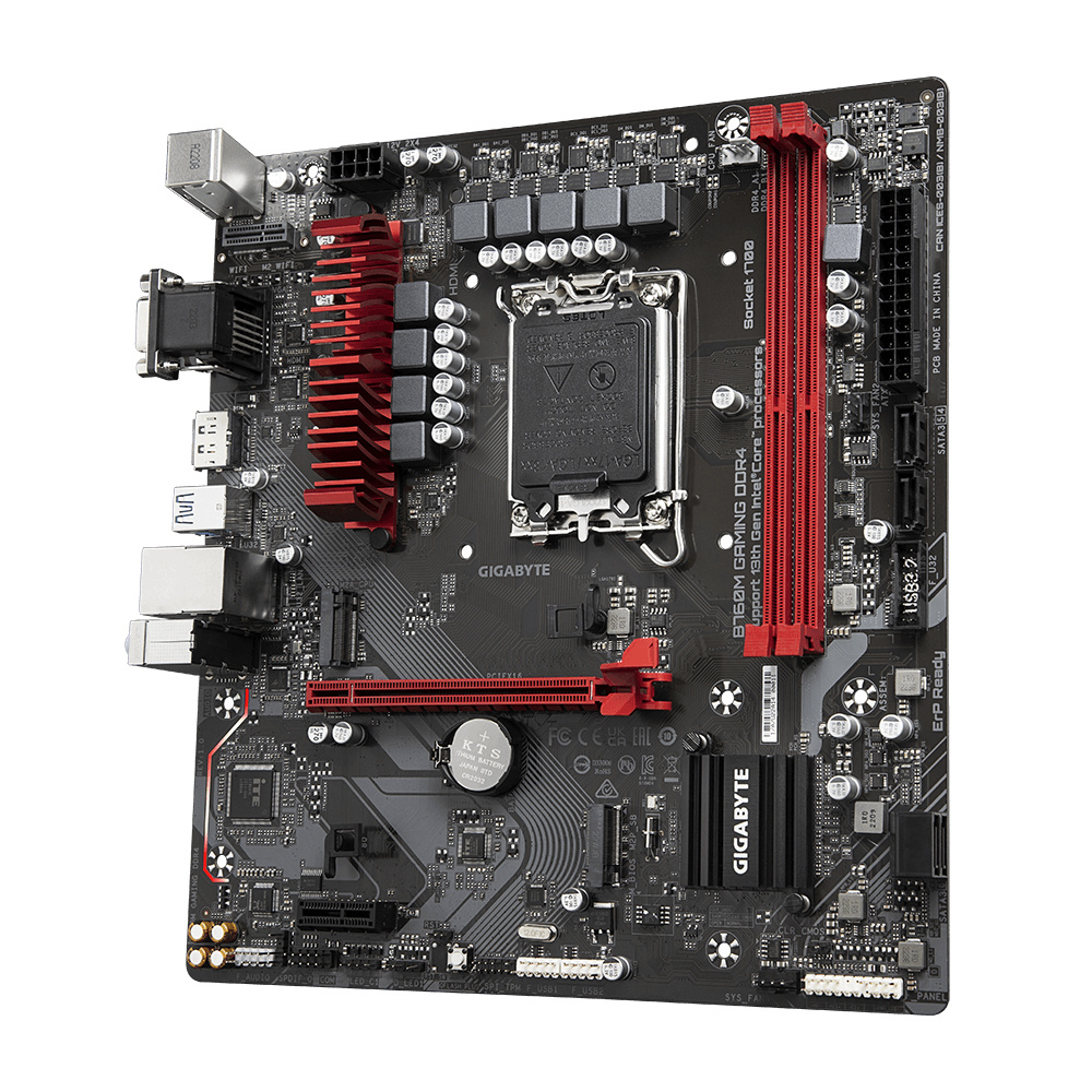 MB GIGABYTE B760M GAMING INTEL 1700 DDR4 96GB M-ATX B760M GAMING 11M DE GARANTIA