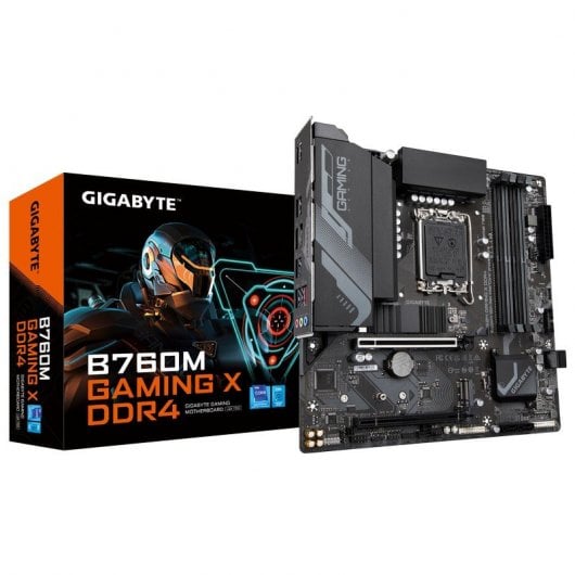 MB GIGABYTE B760M GAMING INTEL 1700 DDR4 96GB M-ATX B760M GAMING 11M DE GARANTIA