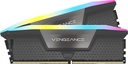 RAM CORSAIR DDR5 VENGEANCE 2X16 32GB 6000 GRIS RGB CMH32GX5M2E6000Z36 1AÑO DE GARANTIA
