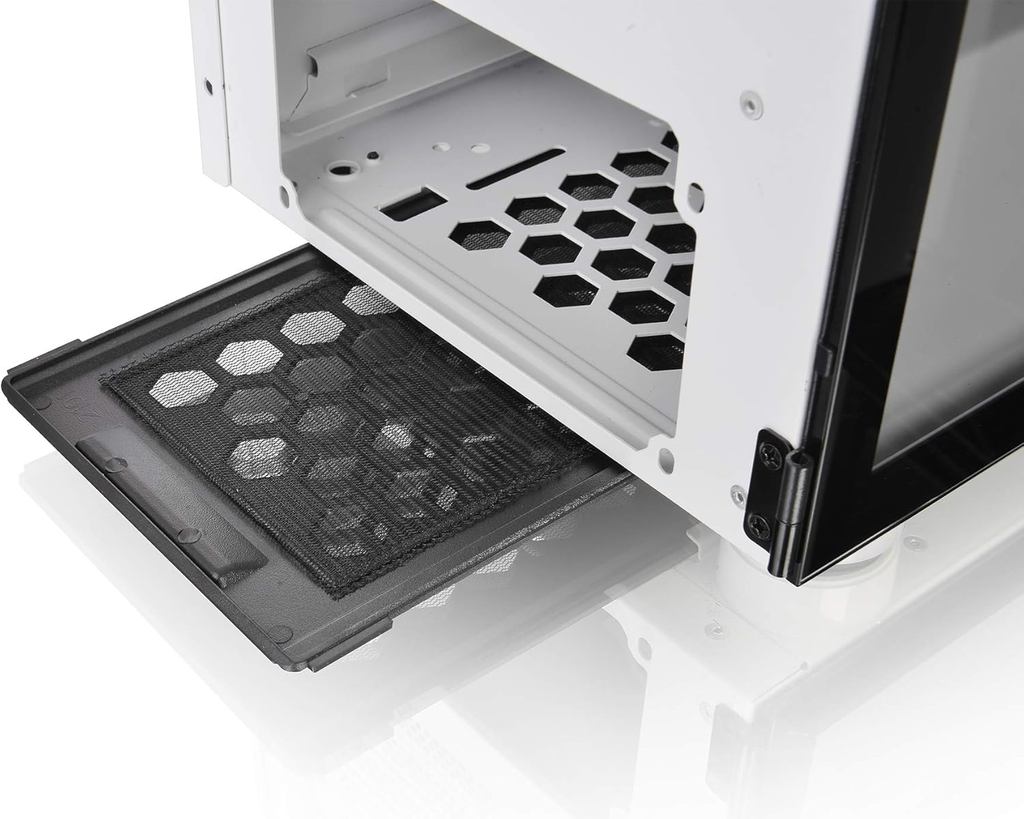 GABINETE THERMALTAKE H200 TG BLANCO MIDITOWER CRISTAL  RGB ATX CA-1M3-00M6WN-00 SIN GARANTIA