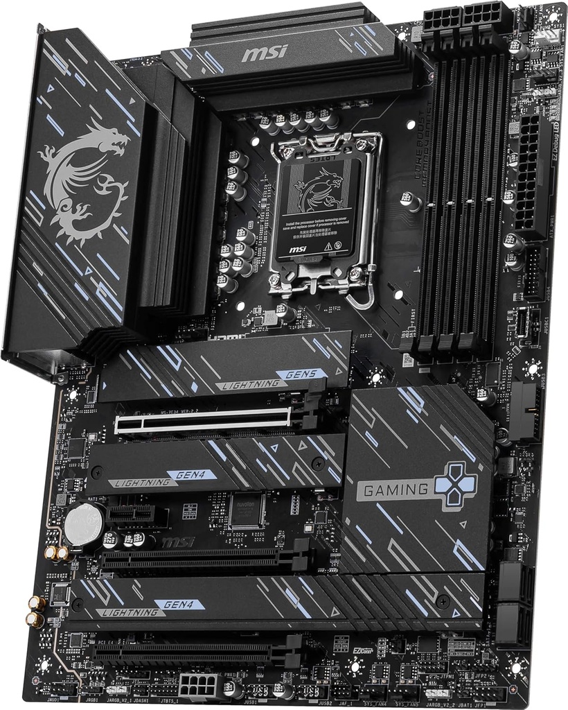 MB MSI Z890 GAMING PLUS WIFI 15VA DDR5 256GB ATX LGA1851 HDMI DP USB-C THUNDERBOLT4 Z890 GAMING PLUS WIFI 12M DE GARANTIA