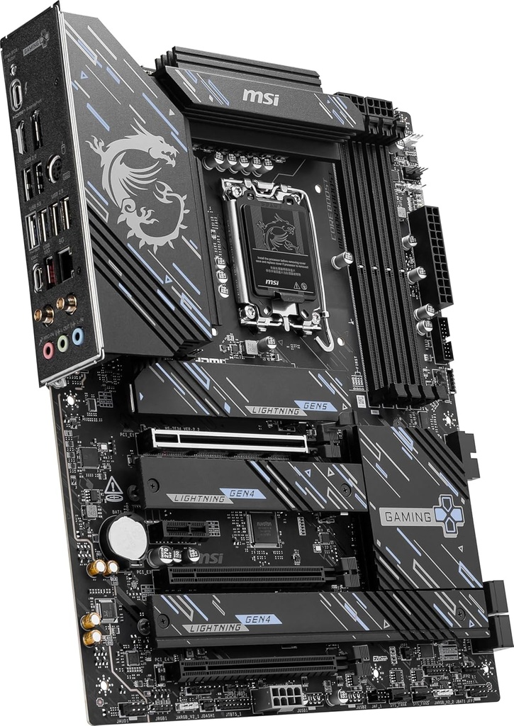 MB MSI Z890 GAMING PLUS WIFI 15VA DDR5 256GB ATX LGA1851 HDMI DP USB-C THUNDERBOLT4 Z890 GAMING PLUS WIFI 12M DE GARANTIA