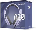 DIADEMA LOGITECH A10 ASTRO GAMING INALAMBRICA LILA 939-002077 11M DE GARANTIA