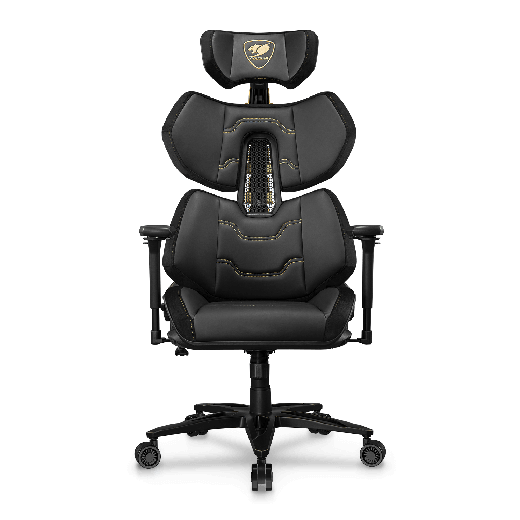 SILLA COUGAR TERMINATOR ELITE BLACK/GOLD ERGONICA SOPORTA 130KG 3MTREGLB.0001 11M DE GARANTIA