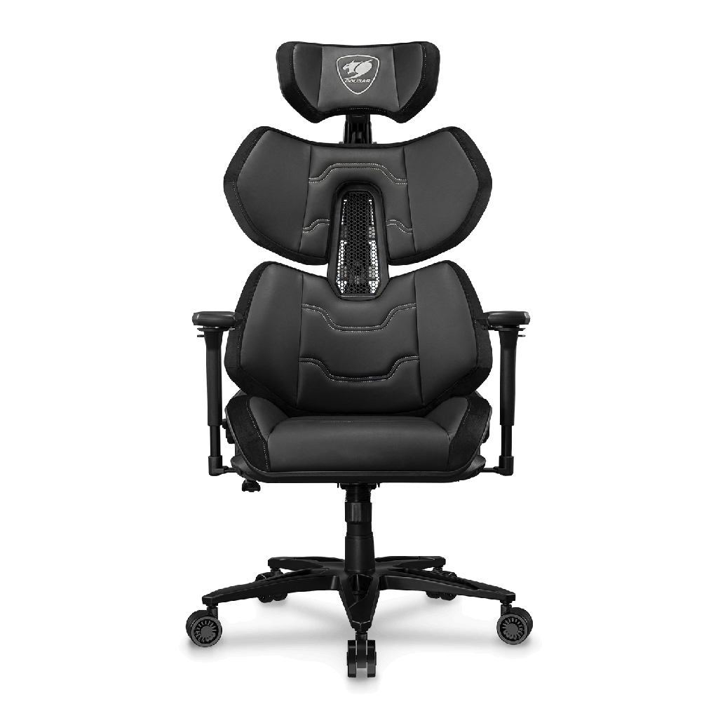 SILLA COUGAR TERMINATOR ELITE BLACK/SILVER ERGONICA SOPORTA 130KG 3MTRESLB.0001 11M DE GARANTIA