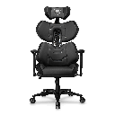 SILLA COUGAR TERMINATOR ELITE BLACK/SILVER ERGONICA SOPORTA 130KG 3MTRESLB.0001 11M DE GARANTIA