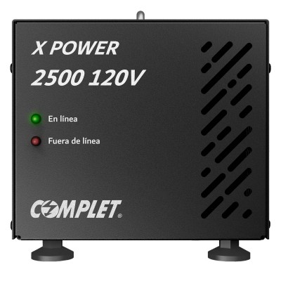 REGULADOR COMPLET XPOWER 2500VA 2C ERV-10-005 11M DE GARANTIA