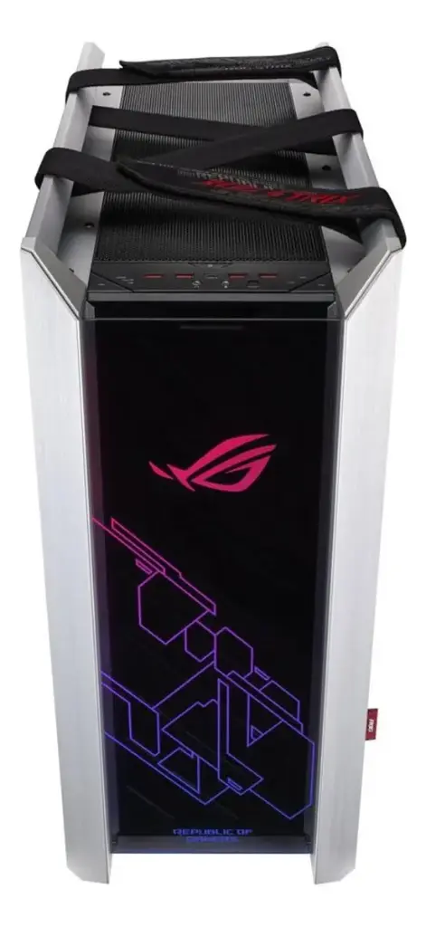 GABINETE ASUS ROG STRIX HELIOS GX601 WHITE RGB EATX CRISTAL 90DC0023-B39000 SIN GARANTIA