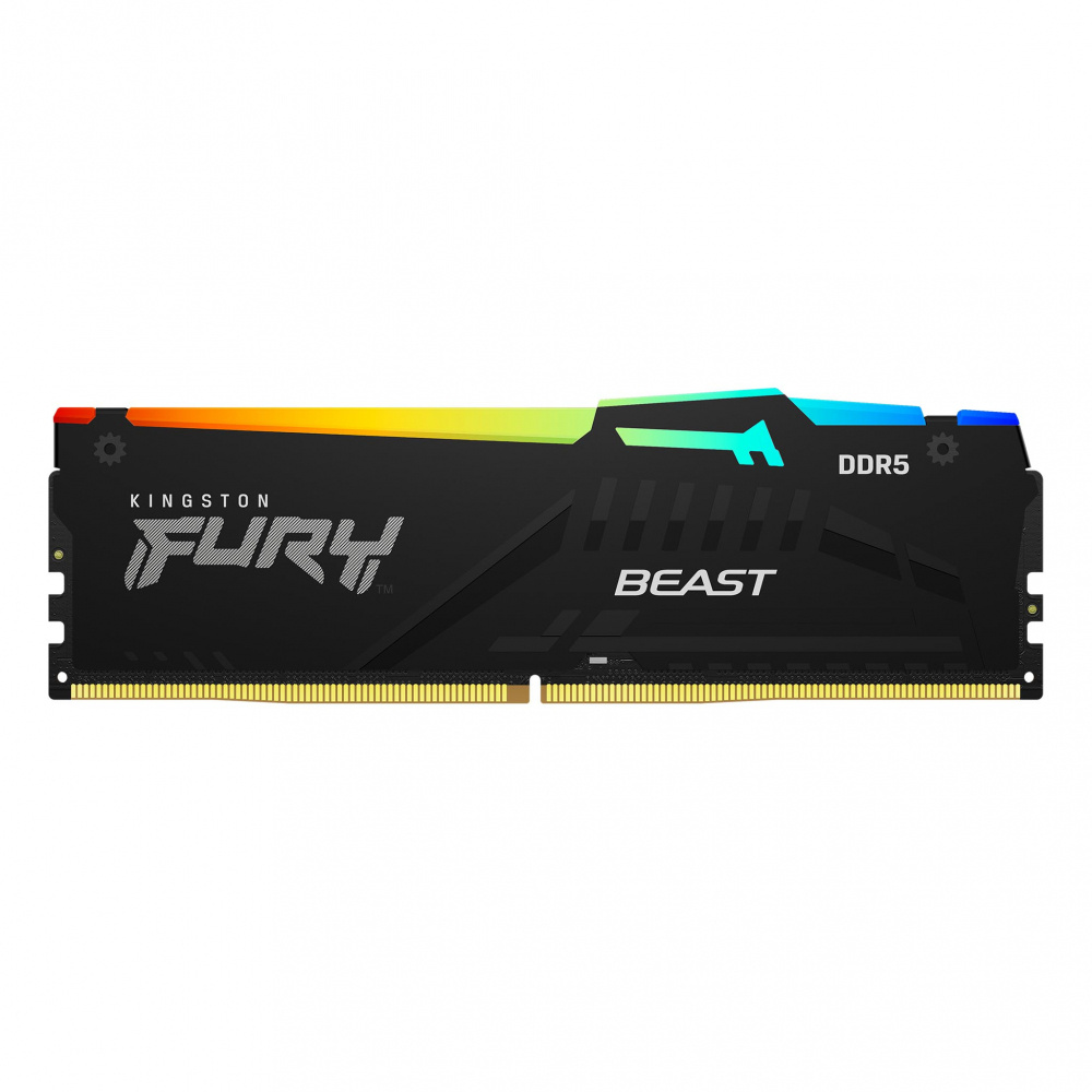 RAM KINGSTON FURY BEAST DDR5 32GB 5600 RGB NEGRO KF556C40BBA-32 1 AÑO DE GARANTIA