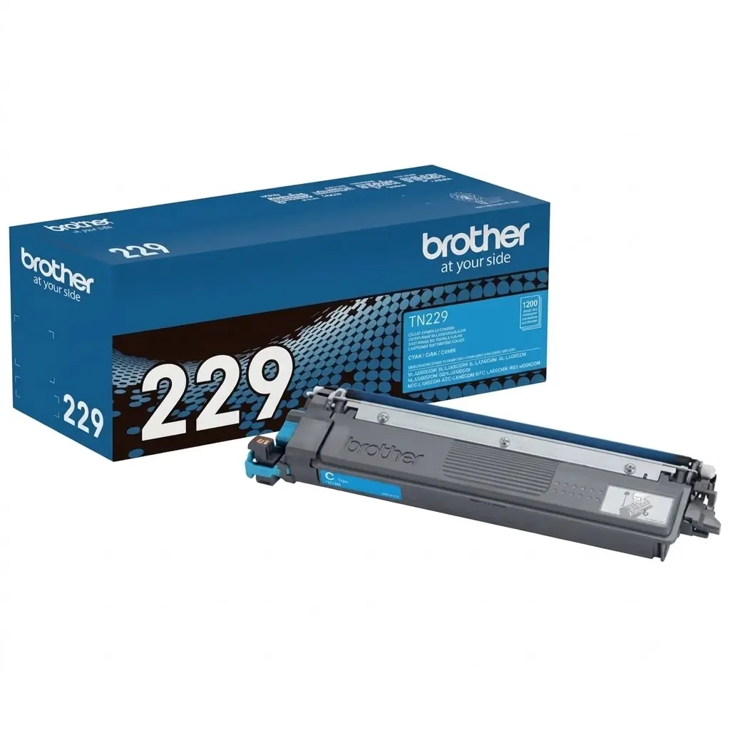 TONER BROTHER TN229C CIAN 1200 PAGINAS HL-L3220CDW/L3295CDW/L8245CDW/L3280CDW/L3300CDW DCP-L3560CDW MFC-L3720CDW/L3780CDW/L3765CDW/L8395CDW GARANTIA CON FABRICANTE