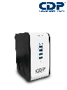 REGULADOR CDP R2CU-AVR1008 1000VA 8C/4PTS USB R2CU-AVR1008 2 AÑOS DE GARANTIA