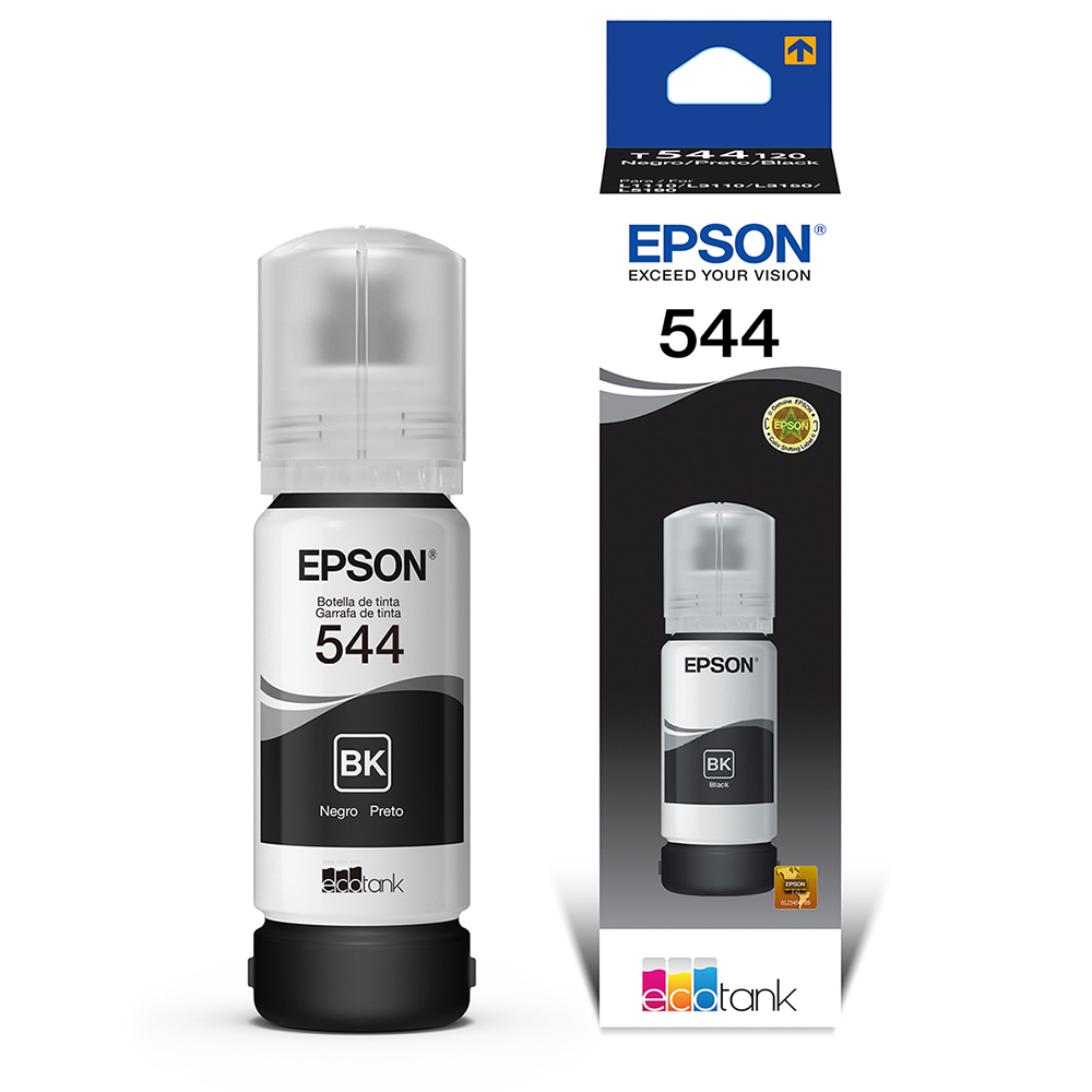 TINTA EPSON T504 NEGRA COM/L619/L6161/L4160/L4150/L1415 ECOTANK T504120-AL 127ML SIN GARANTIA