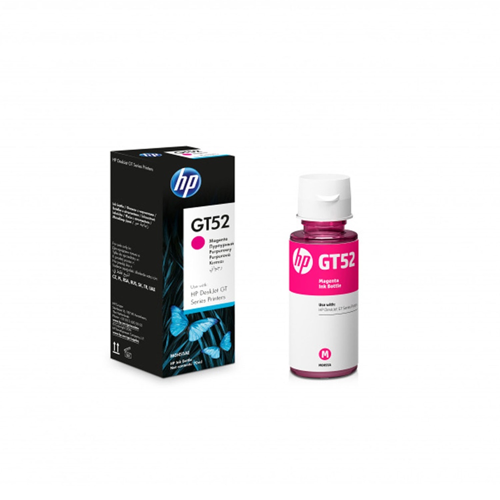 TINTA HP GT52 MAGENTA COM/615/585/525/750/520 M0H55AL 70ML SIN GARANTIA 