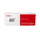 TONER CANON 051 NEGRO 1700 PAGS C/MF264DW/LBP162DW 2168C001 SIN GARANTIA