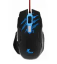 MOUSE GAMER XTECH XTM-610 LETHAL HAZE ILUMINACION/VERDE/ROJO/AZUL/MORADO USB 3200DPI NEGRO 6M DE GARANTIA