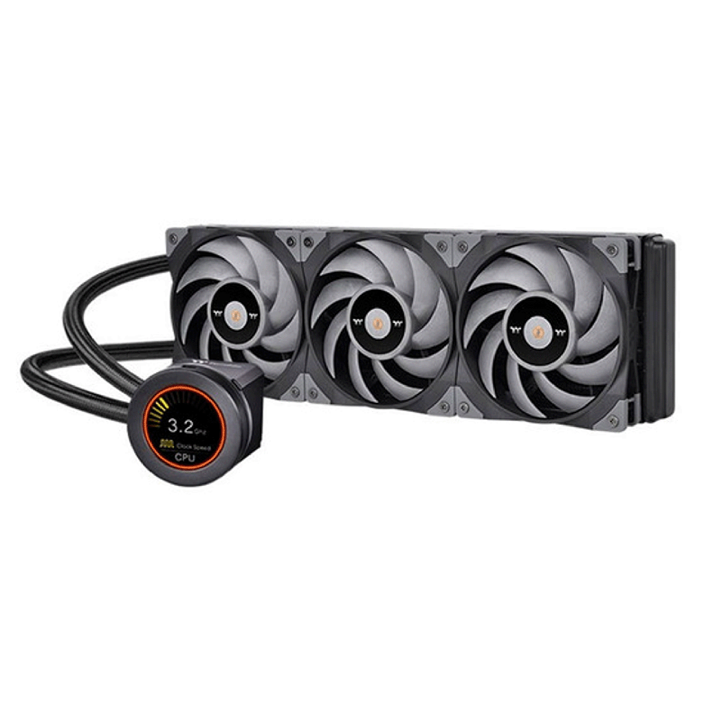 ENFRIAMIENTO LIQUIDO THERMALTAKE TOUGHLIQUID ULTRA 360MM RGB CL-W323-PL12GM-B 1M DE GARANTIA