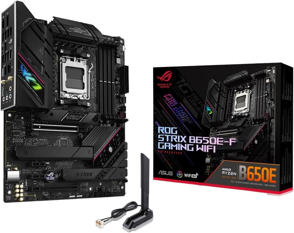 MOTHER AMD B650E-F WIFI ASUS ROG STRIX GAMING AM5 4xDDR5 192GB ATX 90MB1BQ0-M0EAY0 12M DE GARANTIA