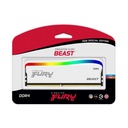RAM KINGSTON FURY BEAST DDR4 8GB 3200 BLANCA RGB KF432C16BWA/8 1 AÑO DE GARANTIA