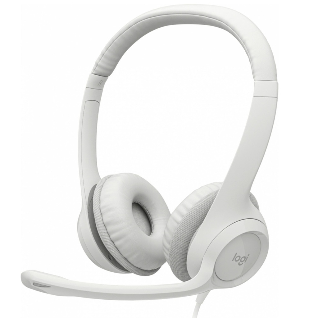 DIADEMA LOGITECH H390 STEREO BLANCA USB 981-001285 12M DE GARANTIA