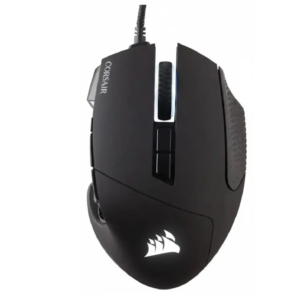 MOUSE CORSAIR GAMING SCIMITAR RGB ELITE 17 BOTONES PROGRAMBLES 18000DPI NEGRO CH-9304211-NA 12M DE GARANTIA